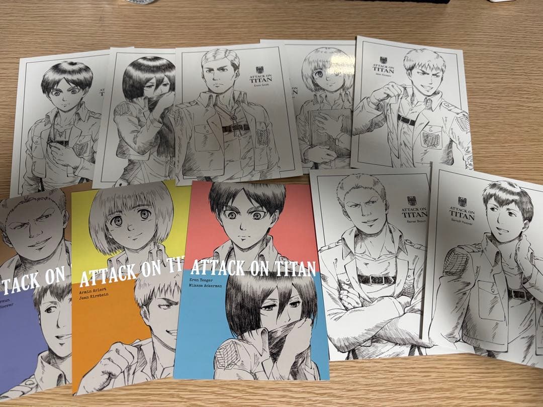 WIT STUDIO 描き下ろしポストカードセット 進撃の巨人 No.3 進撃の巨人