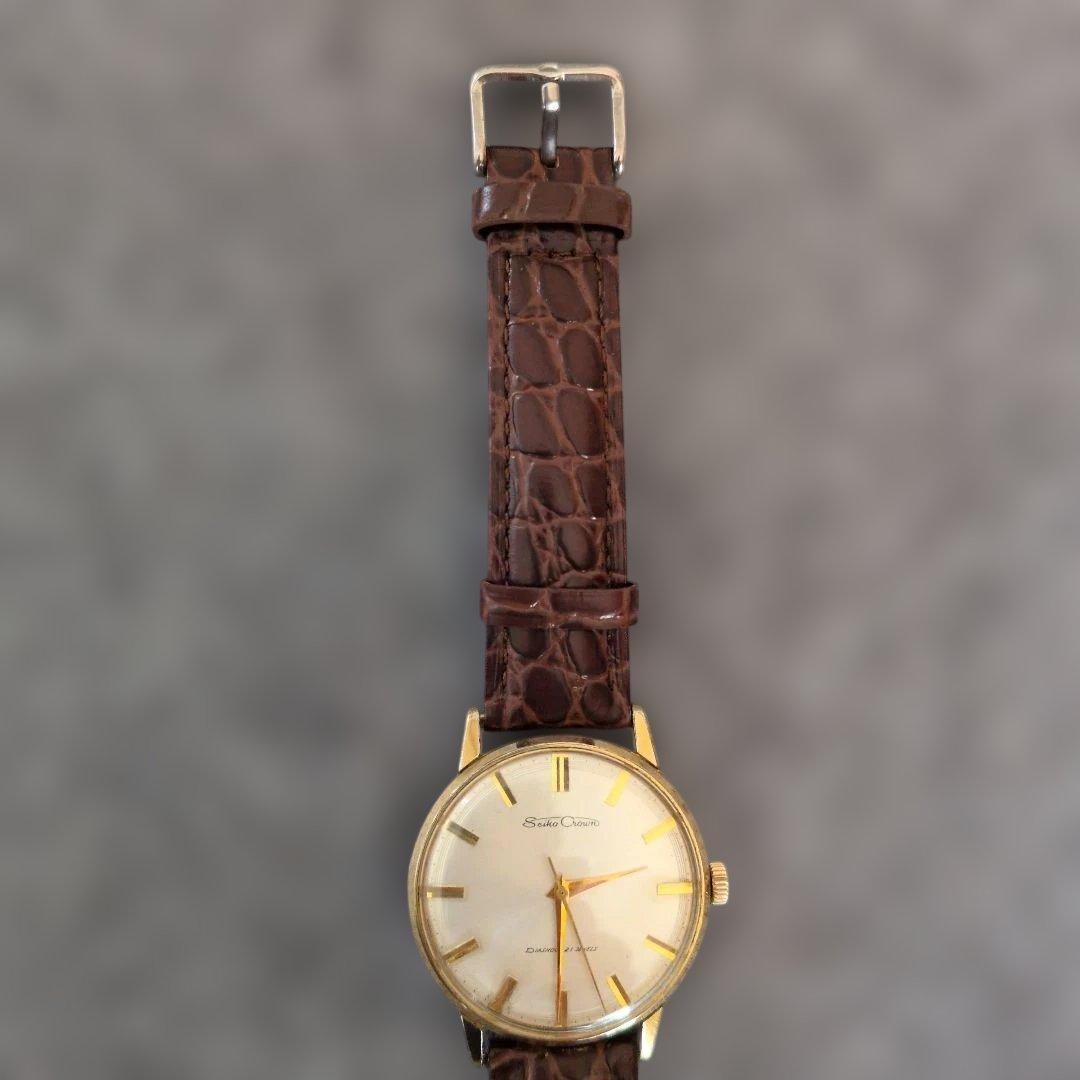 セイコー　クラウン　２１石 手巻き　稼働　SEIKO　メンズ