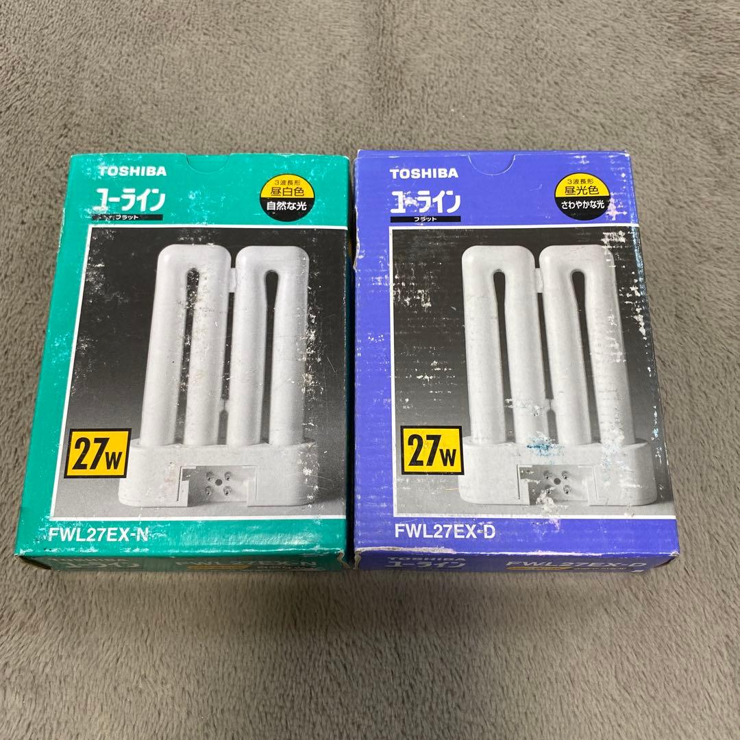 東芝 ユーラインフラット2個セット FWL27EX-N FWL27EX-D - メルカリ