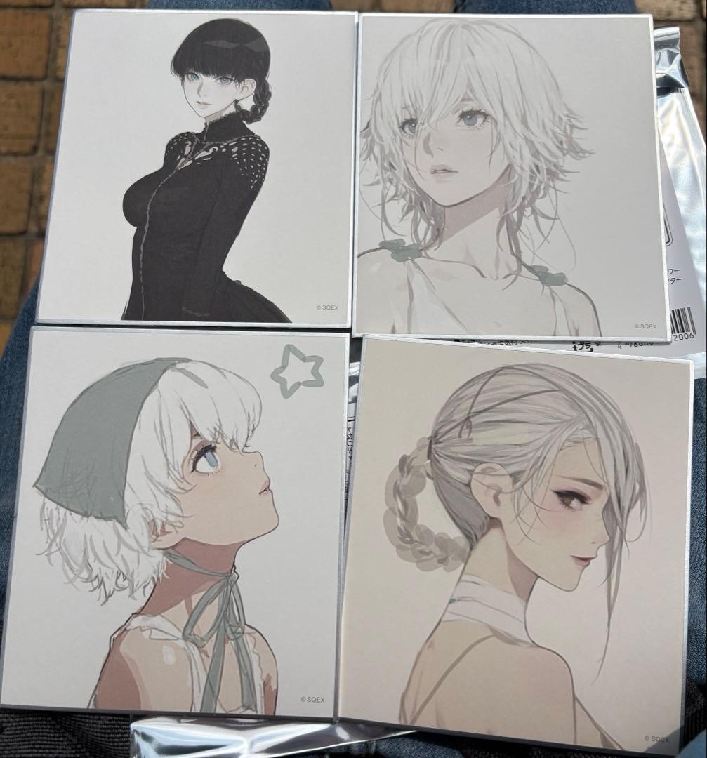 NieR replicant ニーア展 消セナイ記録 ミニ色紙 - メルカリ