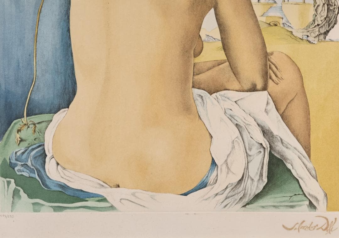 サルバドール・ダリ 「 私の裸の妻 」 リトグラフ 217/295 署名 - メルカリ