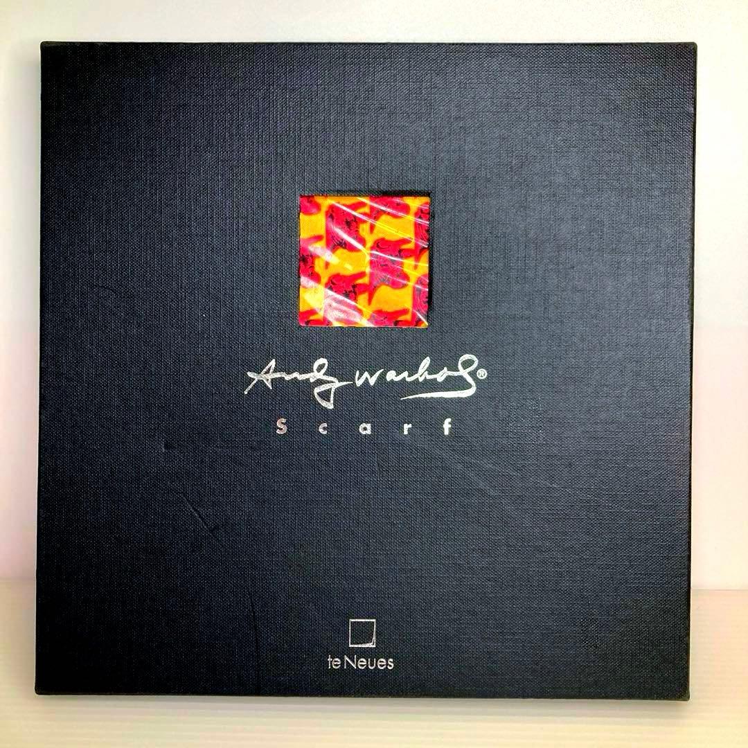 アンディーウォーホル　　　　　　　　　　　　　　イタリア製 シルクスカーフ
