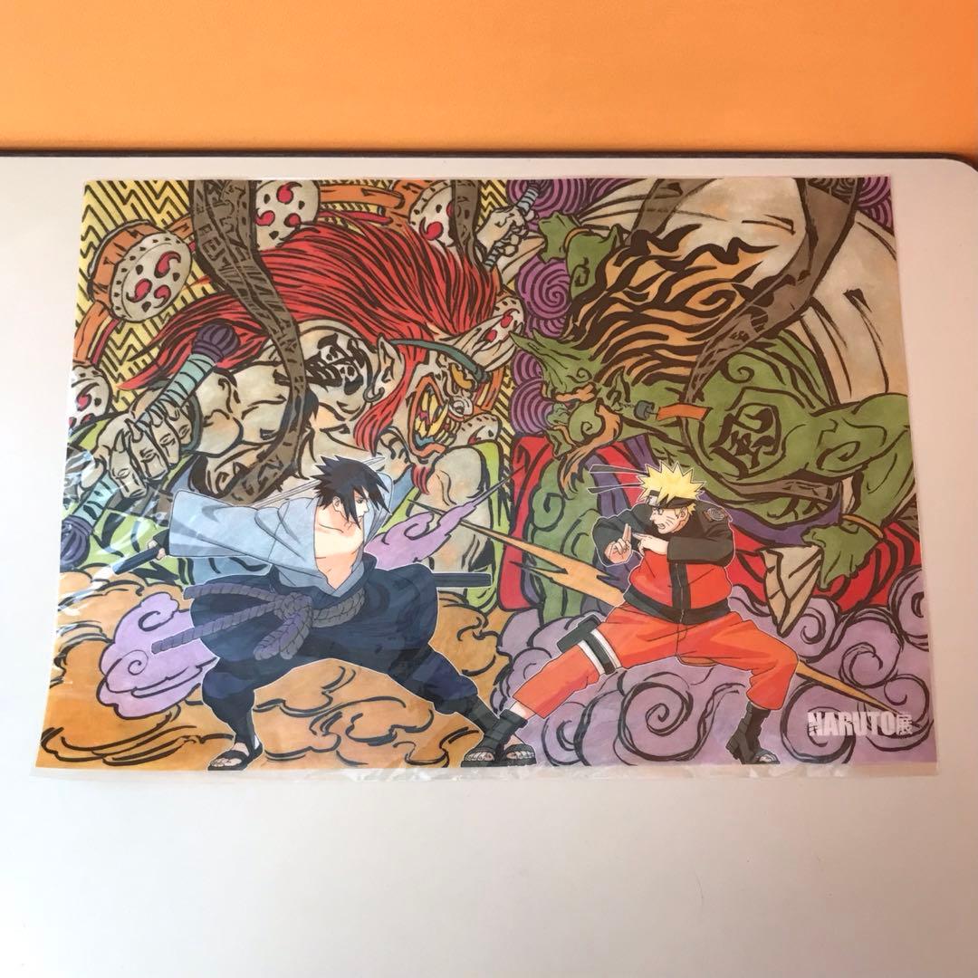 ナルト展 複製原画 NARUTO展 ナルト展 複製原稿 クリアポスター 3点