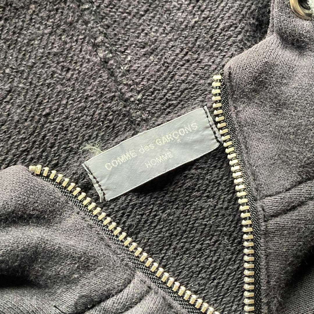 80s コムデギャルソンオム ハーフジップ パーカー ストライプ 田中オム