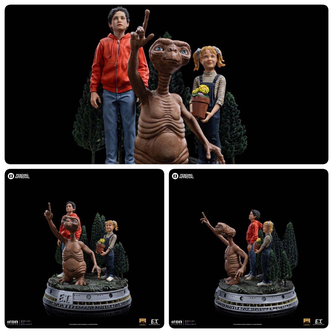 【最終値下げ】『E.T.』1/10 E.T.＆エリオット＆ガーティ