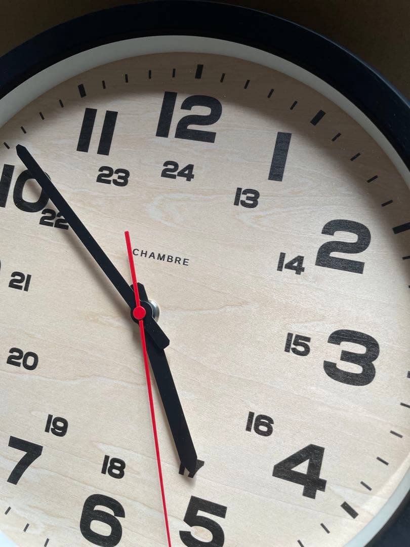 新品 INTERZERO インターゼロ CHAMBRE CH-050BK 時計