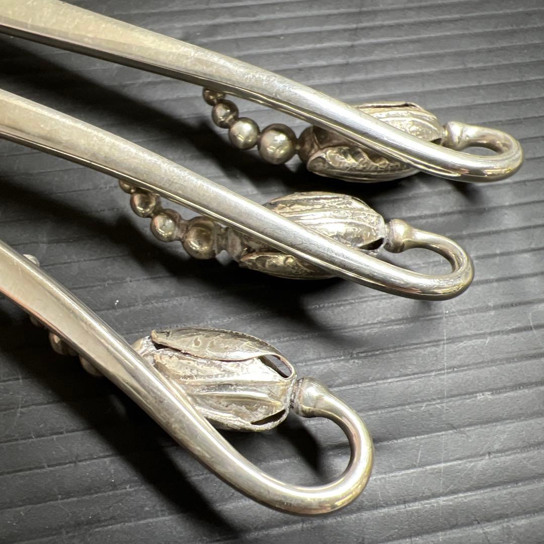 ジョージジェンセンブロッサムsterling925デザートスプーン6本208g