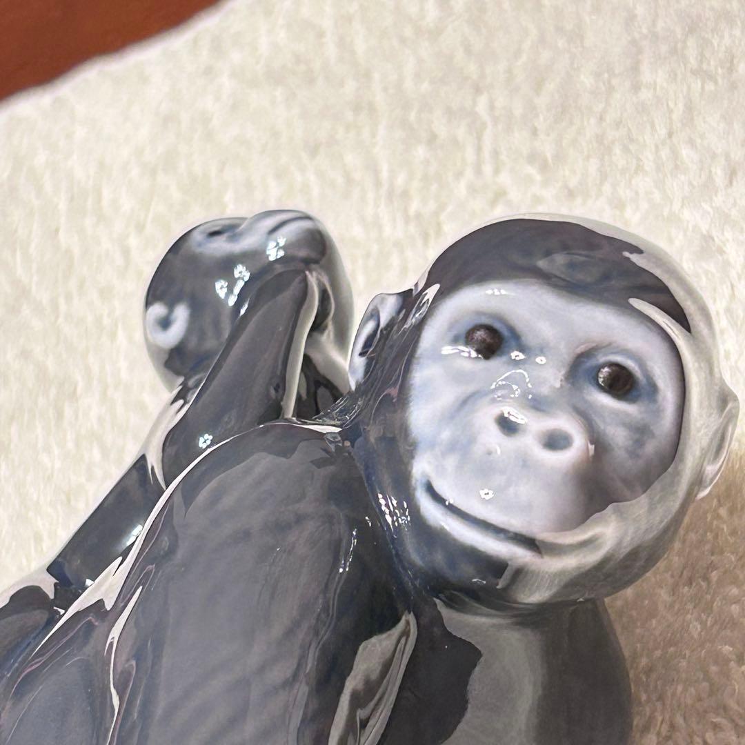 レア☆ ロイヤルコペンハーゲン フィギュリン ゴリラ フィギュリン 2023