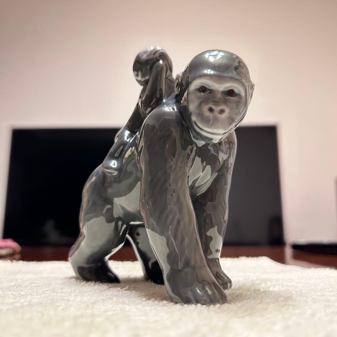 レア☆ ロイヤルコペンハーゲン フィギュリン ゴリラ フィギュリン 2023