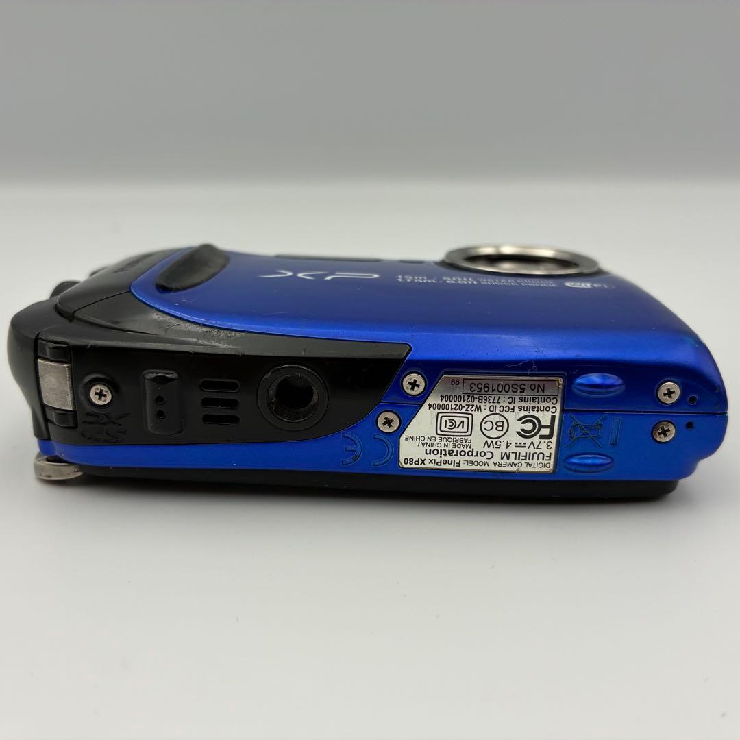 防水・Wi-Fi☆FUJIFILM FinePix XP80 動作確認済 ブルー - メルカリ