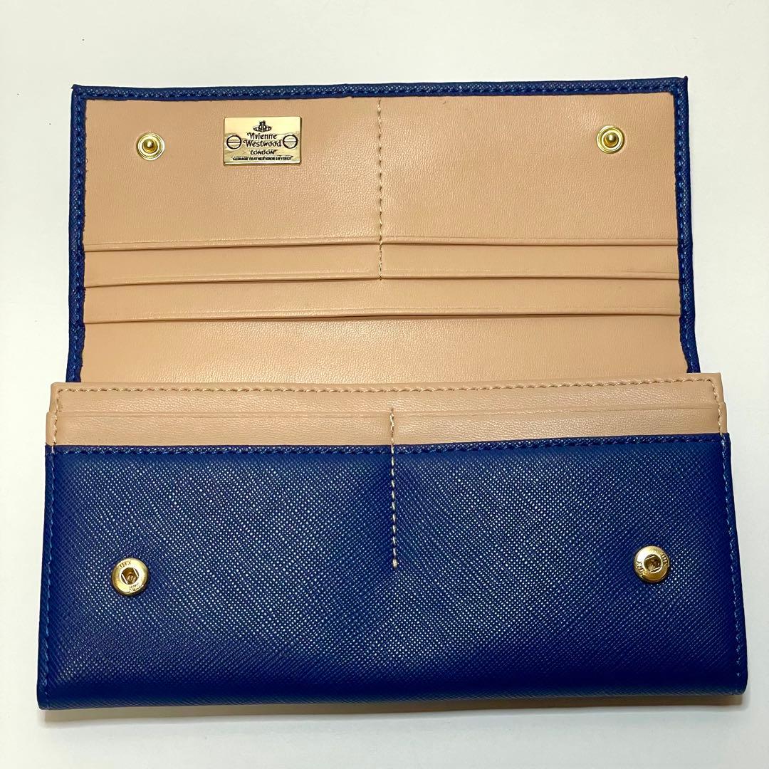 いちごちゃん様専用】Vivienne Westwood 二つ折り財布 ブルー - メルカリ