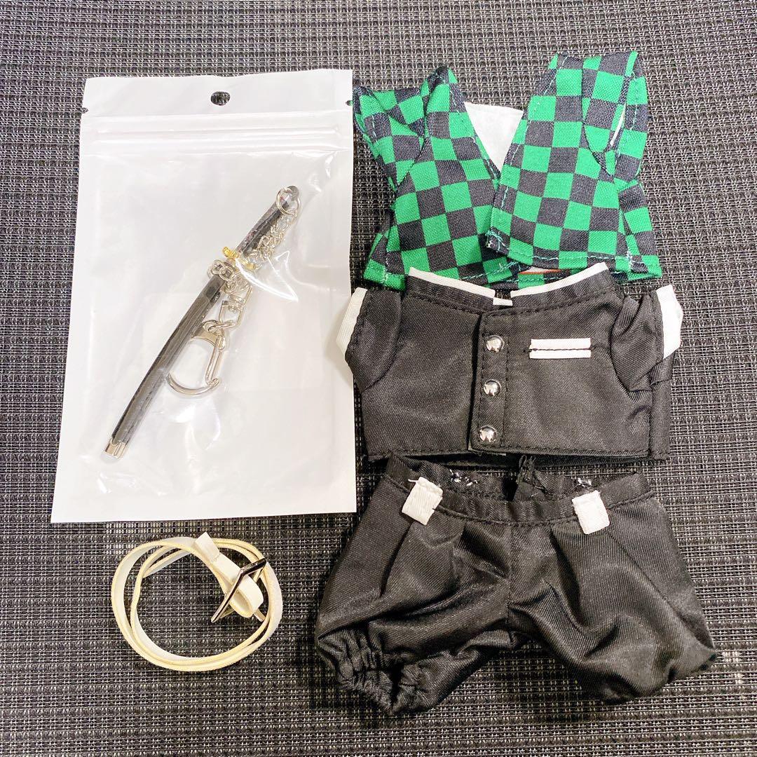 【ラブブ】着せ替え服 17cm用 ぬいぐるみ 鬼滅の刃風 5種コンプリートセット