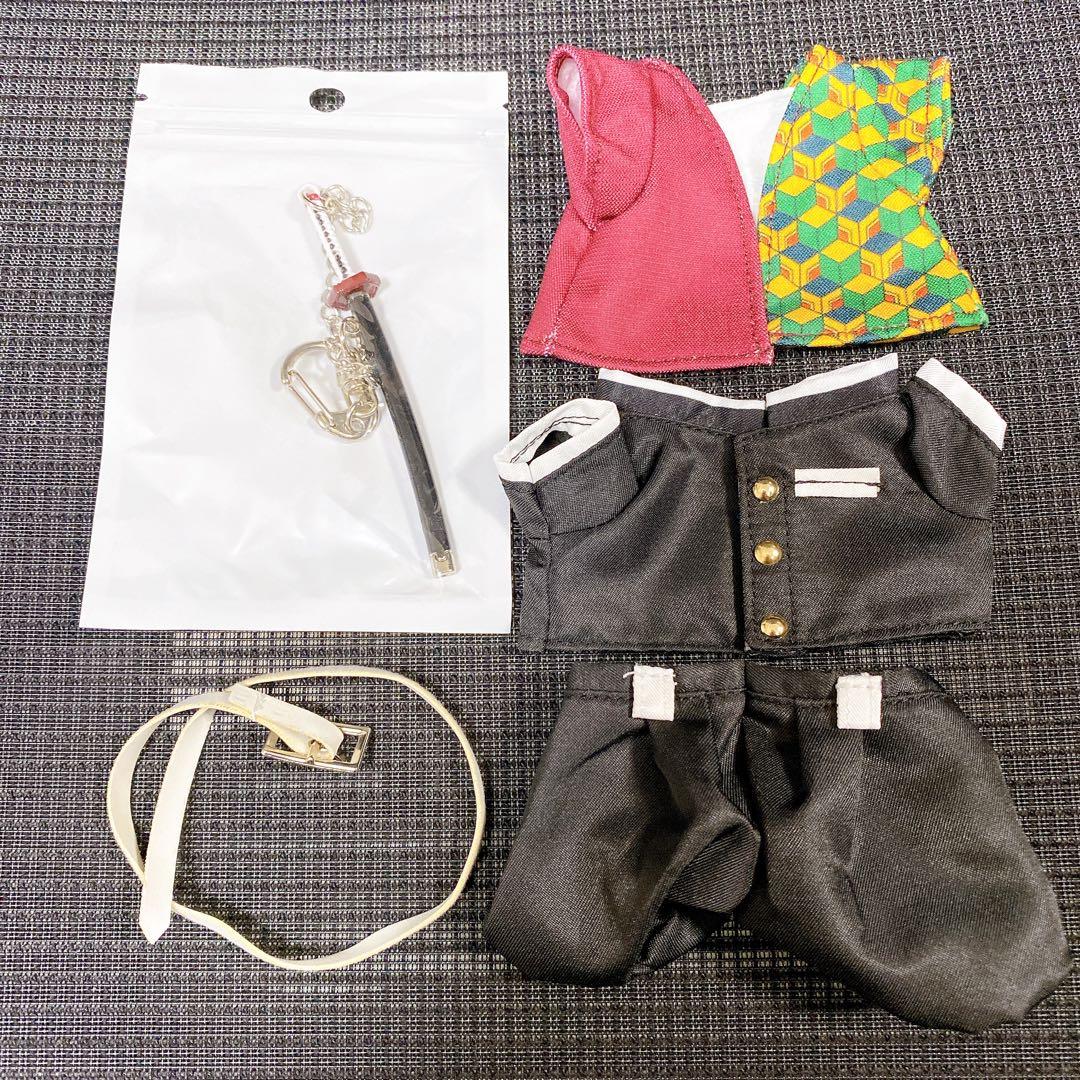 【ラブブ】着せ替え服 17cm用 ぬいぐるみ 鬼滅の刃風 5種コンプリートセット