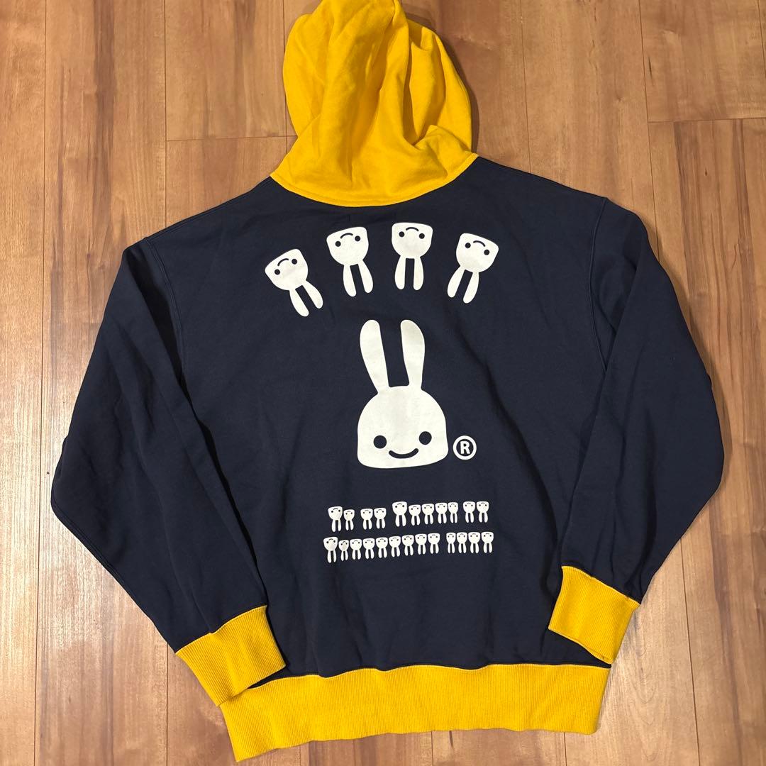 タグ付き　cune 後付パーカー　後付けパーカー