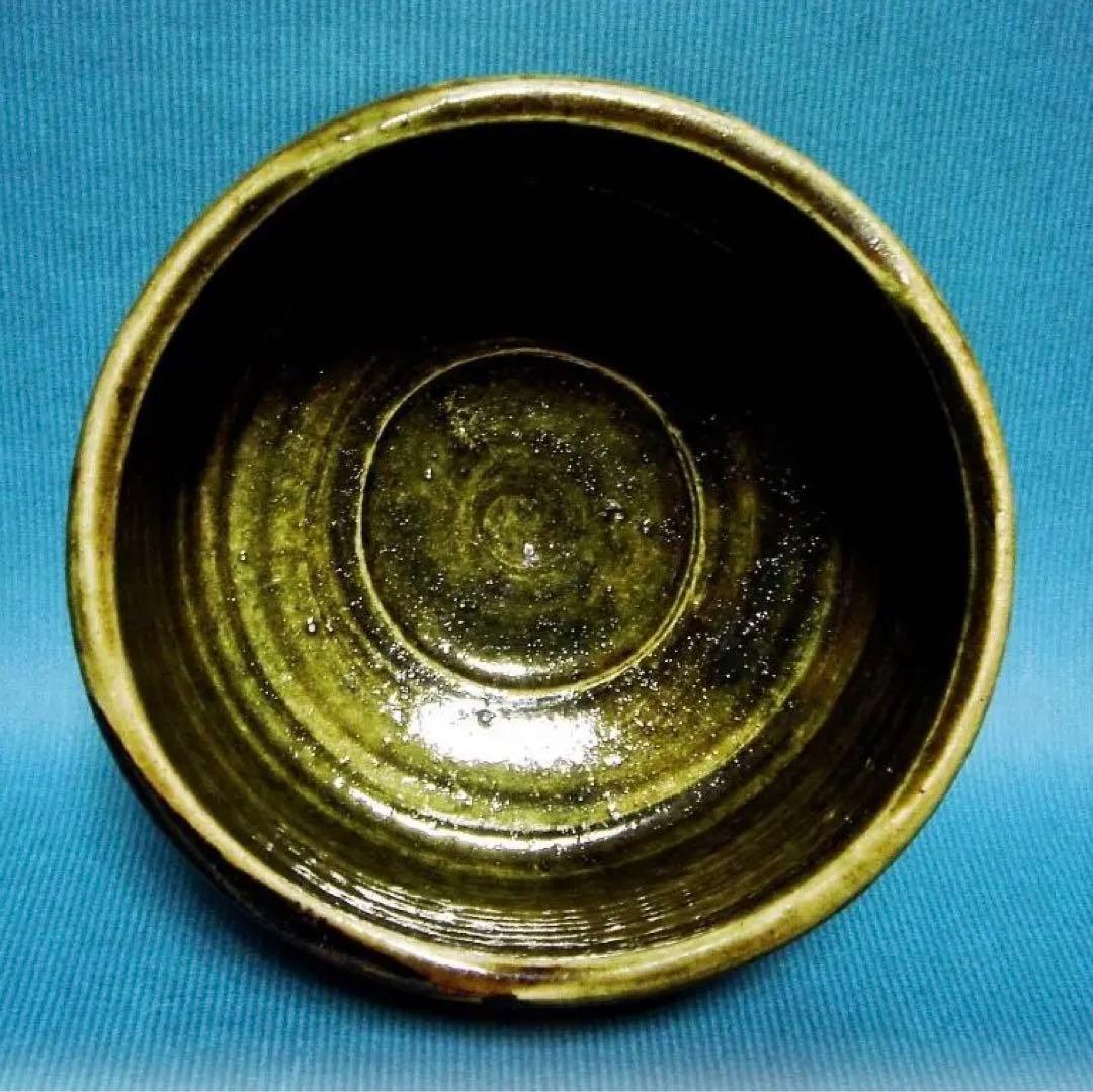 464『織部茶碗 吊り柿』 /骨董品 古美術 古玩 アンティーク - 工芸品