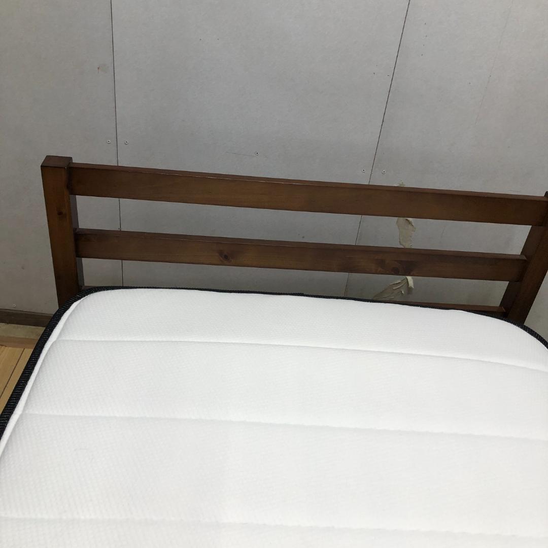 ニトリ　ベッドフレーム シングル 木製　マットレス（Nスリープ）270708-