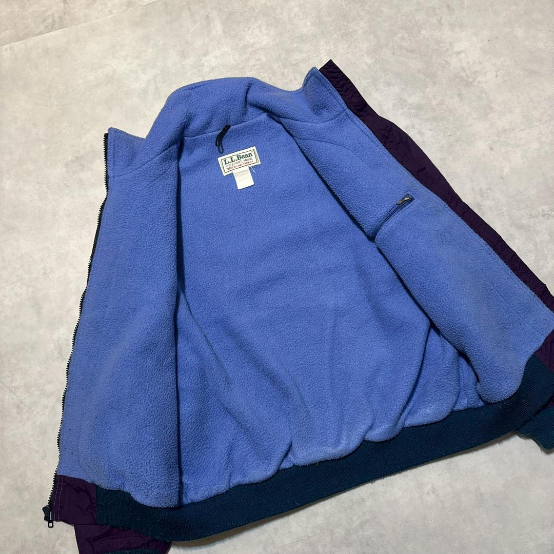 80s L.L.Bean WARM UP JACKET 紫 DM1463