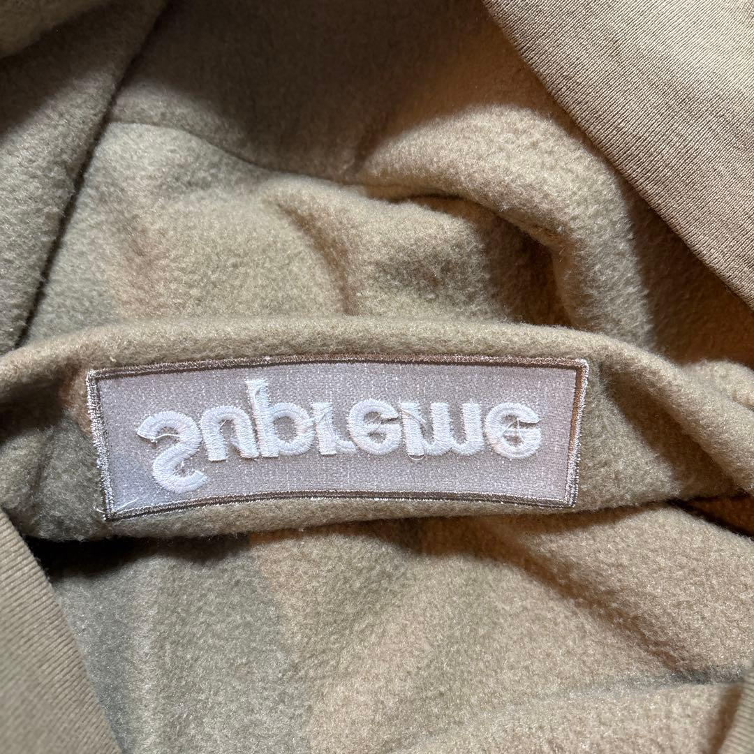 シュプリーム ボックス ロゴ フーディー \"ダーク サンド\" (23FW)