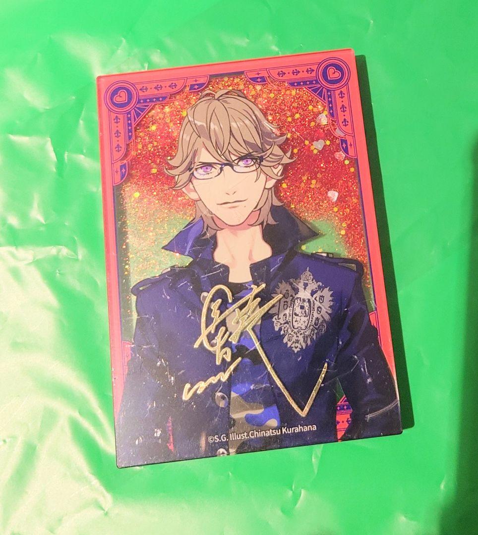 うたプリ ブロッコリーくじ B賞 鳳瑛一 箔押しサイン アクリルブロック