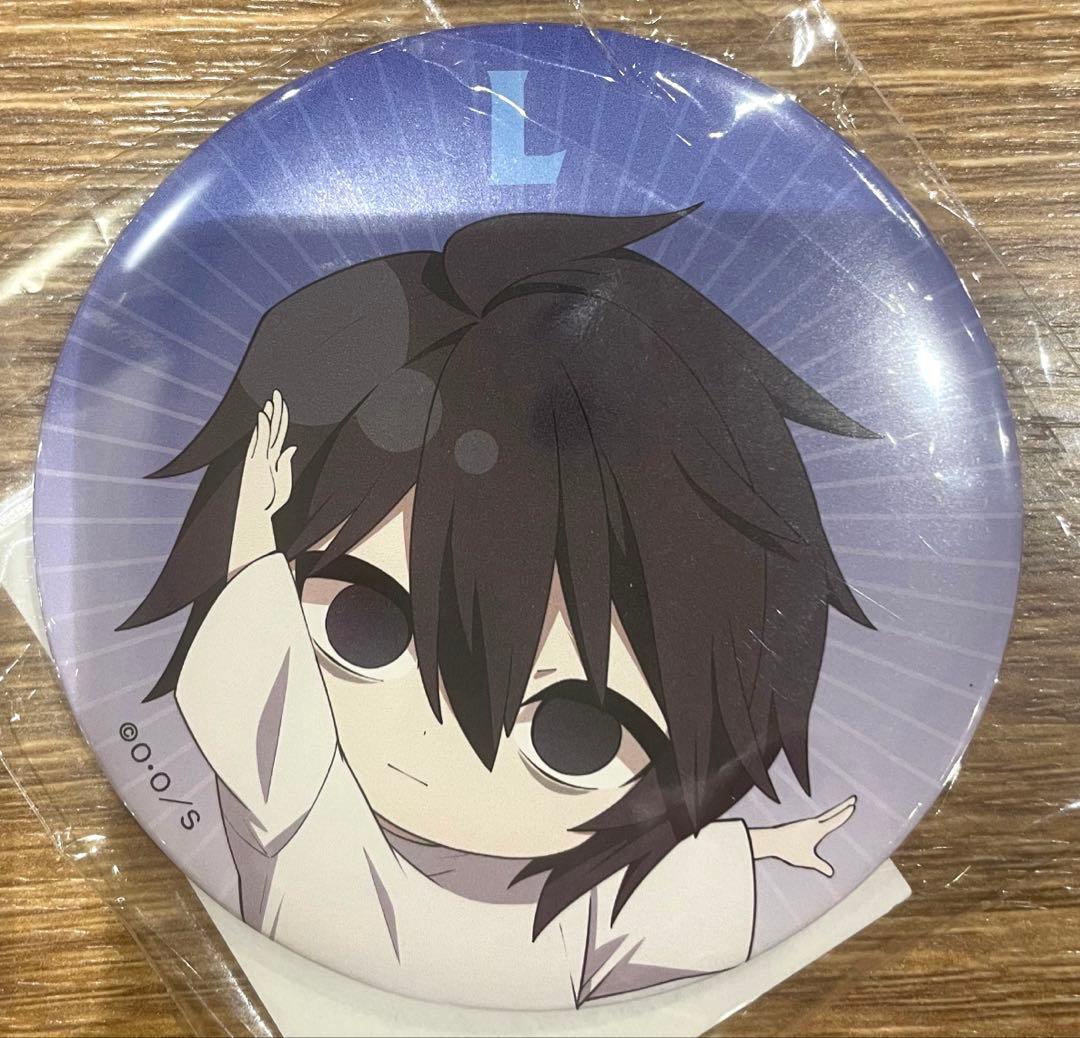 DEATH NOTE オンラインくじ L 缶バッジ ミニキャラ デスノート - メルカリ