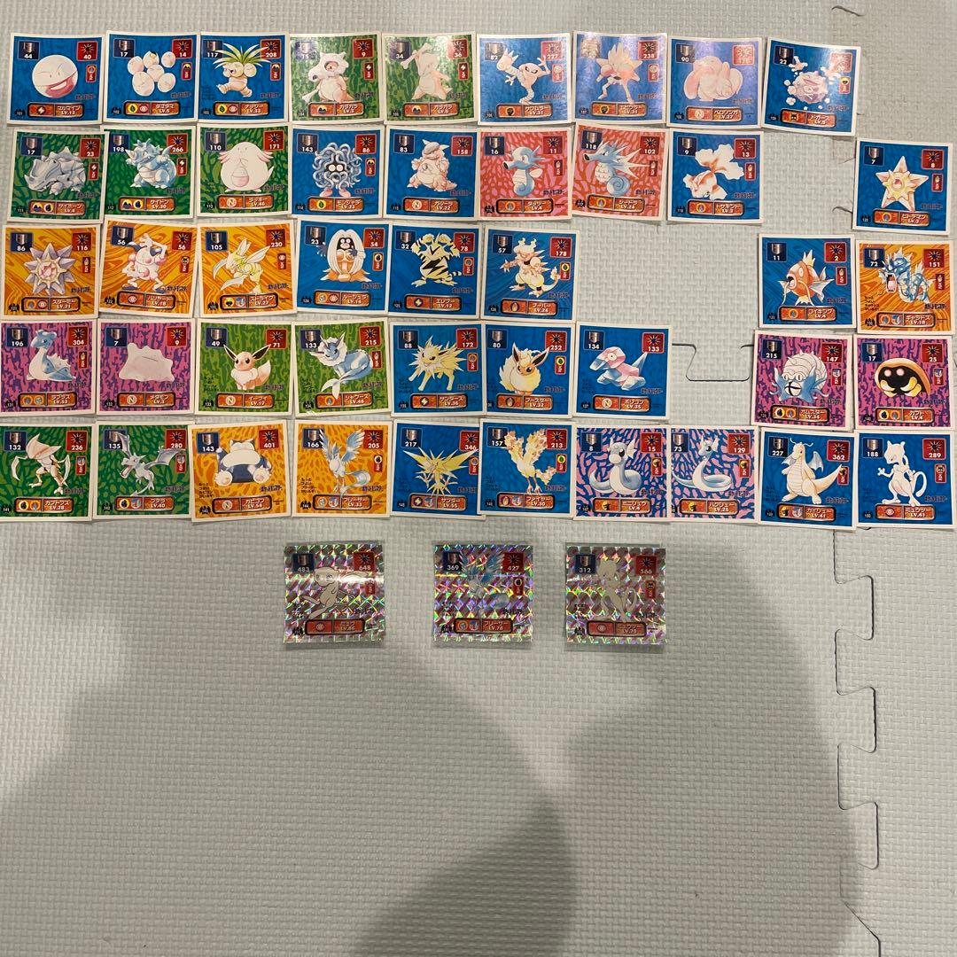 ポケモンシール烈伝 ① 初代 アマダ バラ売り可 ポケモン最強シール烈伝①