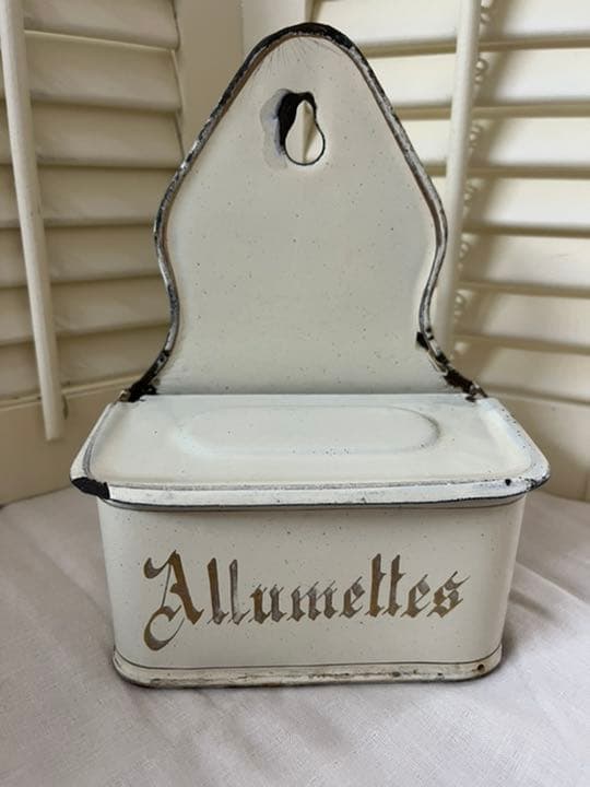 アンティーク アリュメット缶 フランス アンティーク ホーロー