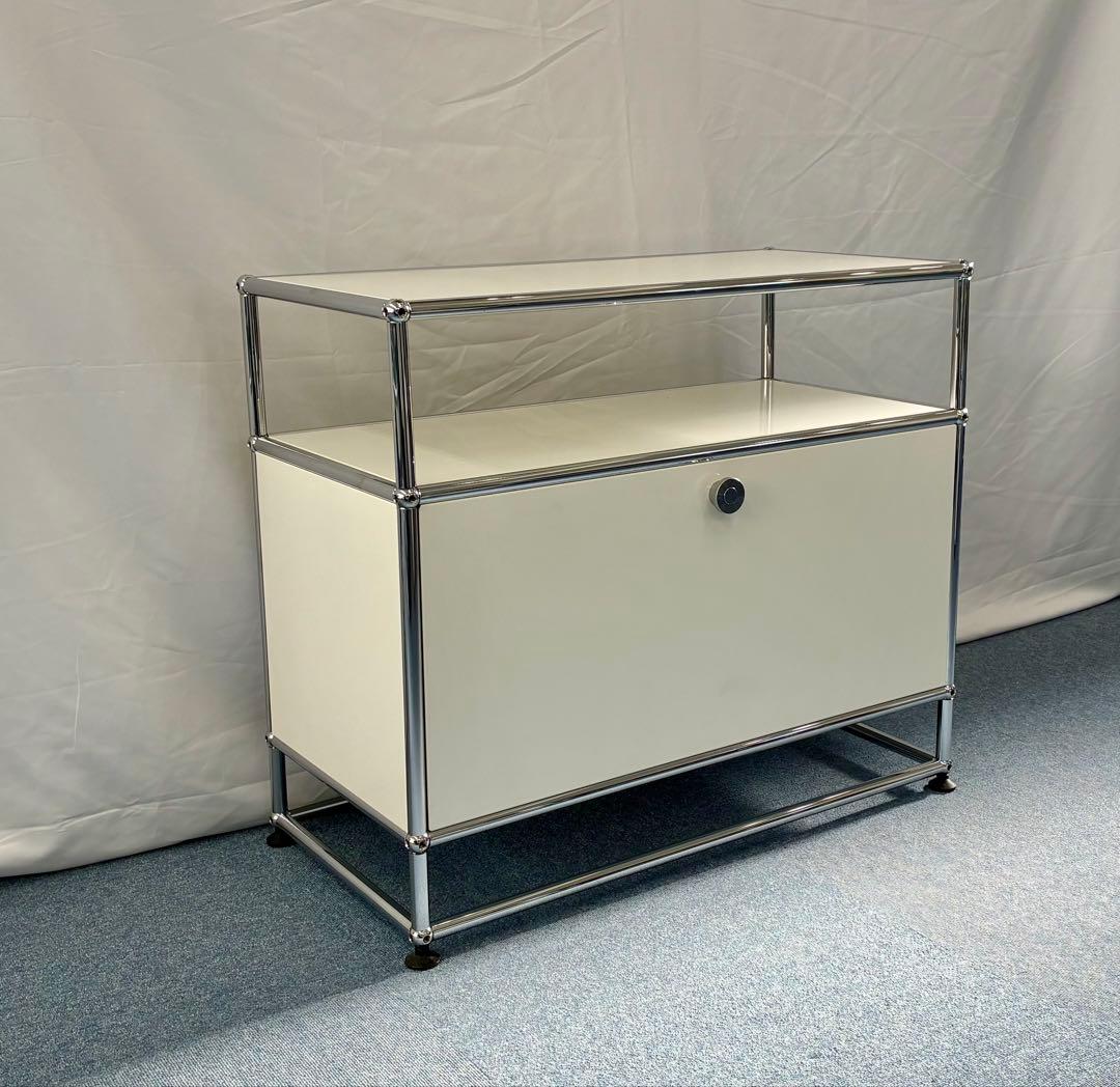 中古 USMハラー｜ リビング・サイドボード 1列3段 ピュアホワイト