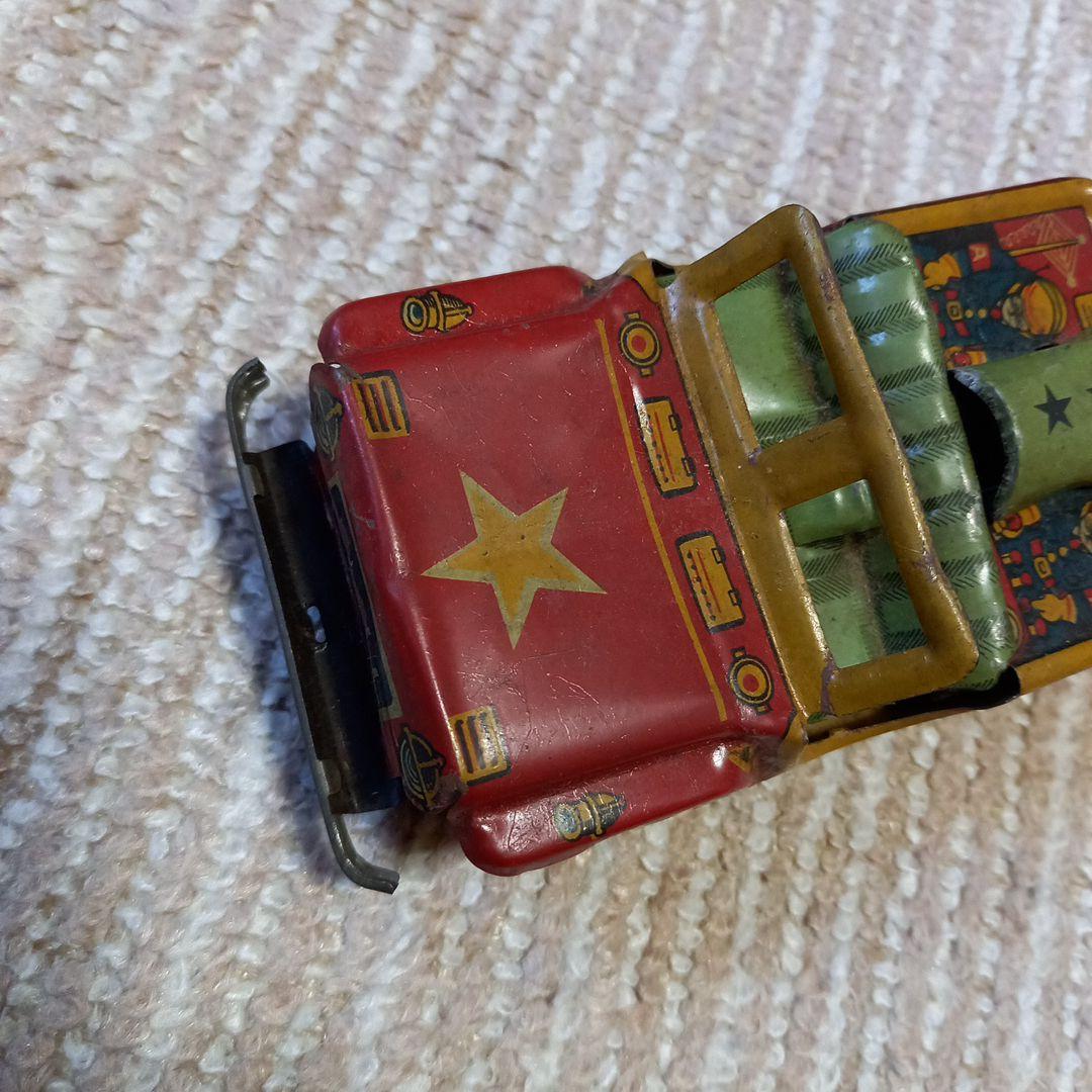 ブリキのミリタリー　当時物　ジ一プ　米軍　アンティーク　レトロ