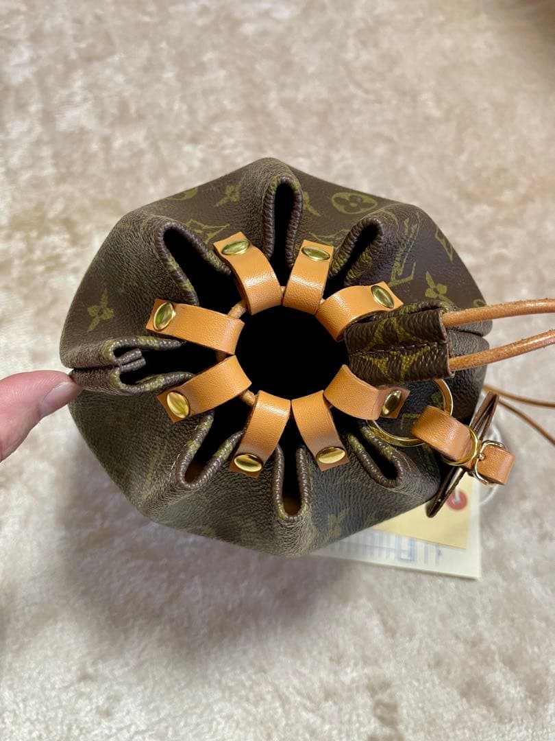 ◾️新品未使用　h.myriad 巾着ポーチ　ショルダーポーチ