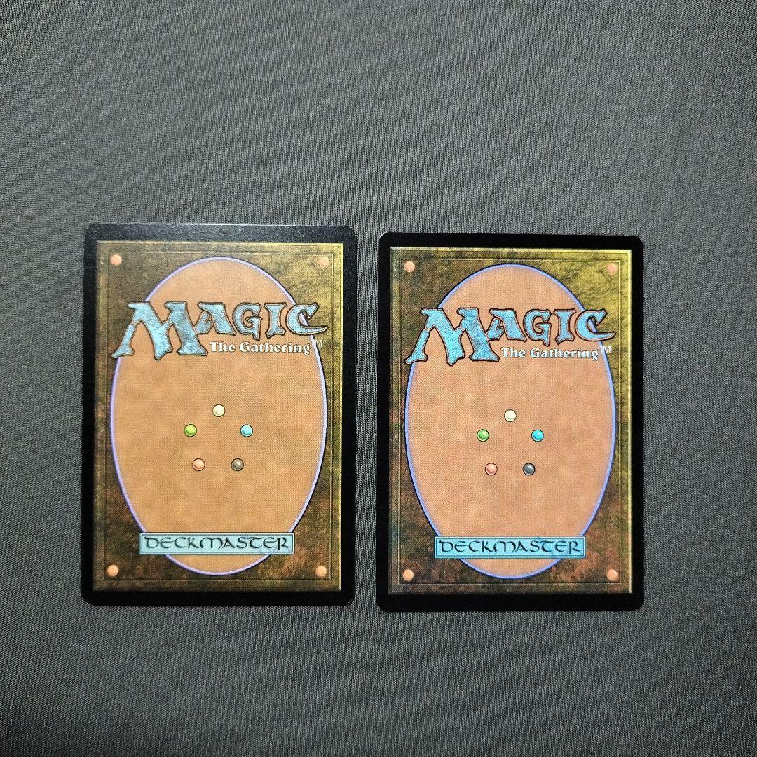 記憶の欠落 直筆 ノーマル FOIL 2枚組 MTG サインド 日本画 STX