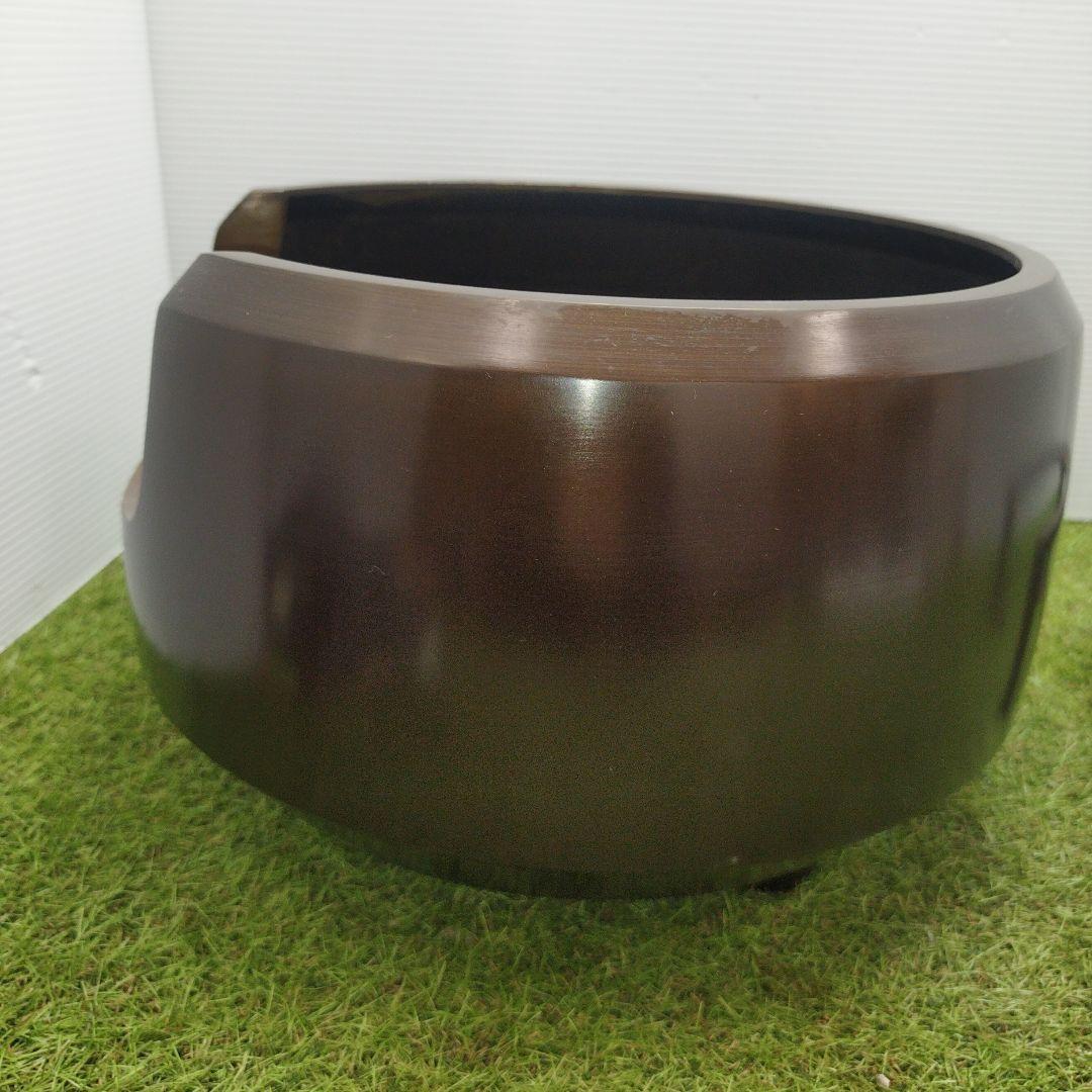 茶道具 風炉 風炉釜 唐銅製 三つ足 火鉢 工芸品 風呂釜 昇雲