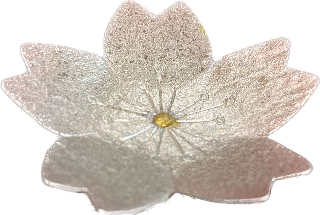 蓋置 モール 流水に桜 茶道具