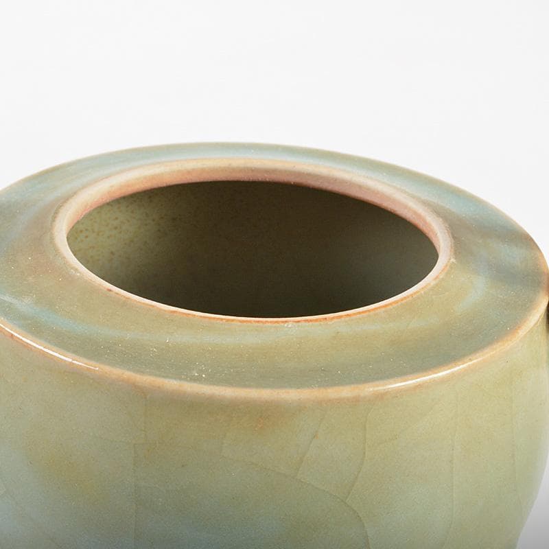 kk 様専用陶芸家 萬古焼 山本広己 秀逸作 青磁香炉 共箱 M R5768