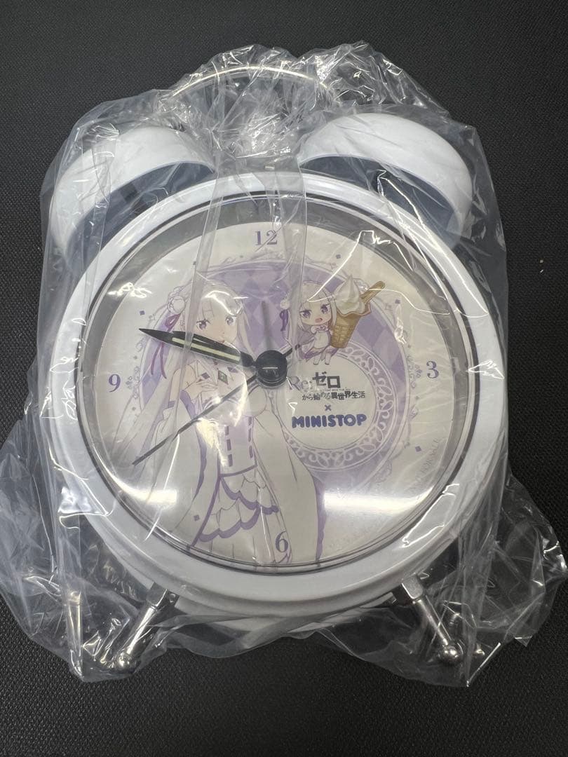 ミニストップレシート大抽選 エミリア ボイスメッセージ入りめざまし時計