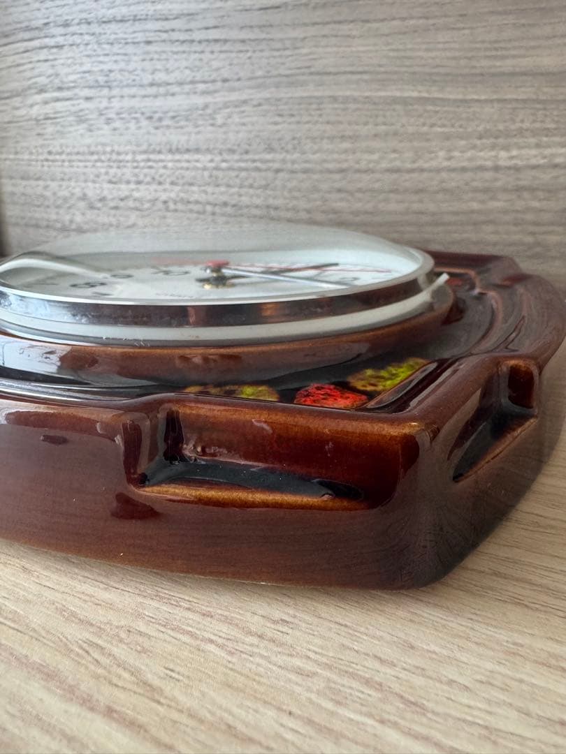 ドイツ製☆陶器のアンティーク時計