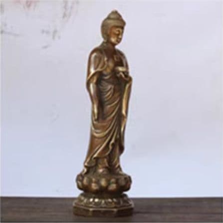 仏教美術 阿弥陀仏像 小仏像 銅製 銅器