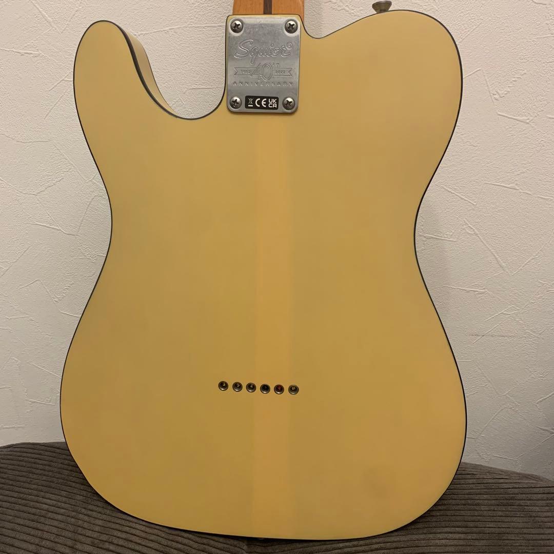 ギター squier by fender 40th telecaster