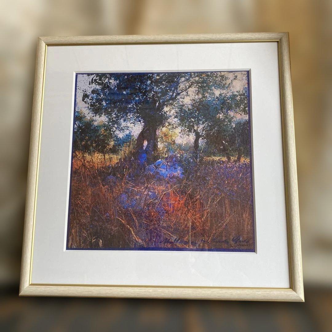 トレンツ　リャド　オリーブの樹　額装品 トレンツ リャド オリーブの樹 額装品 ホアキン・トレンツ・リャド