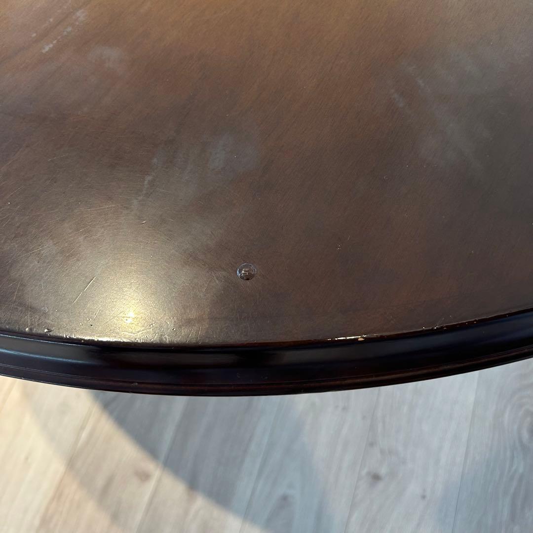 飛騨産業　キツツキ　丸テーブル　ダイニングテーブル　ヴィンテージ　レトロ