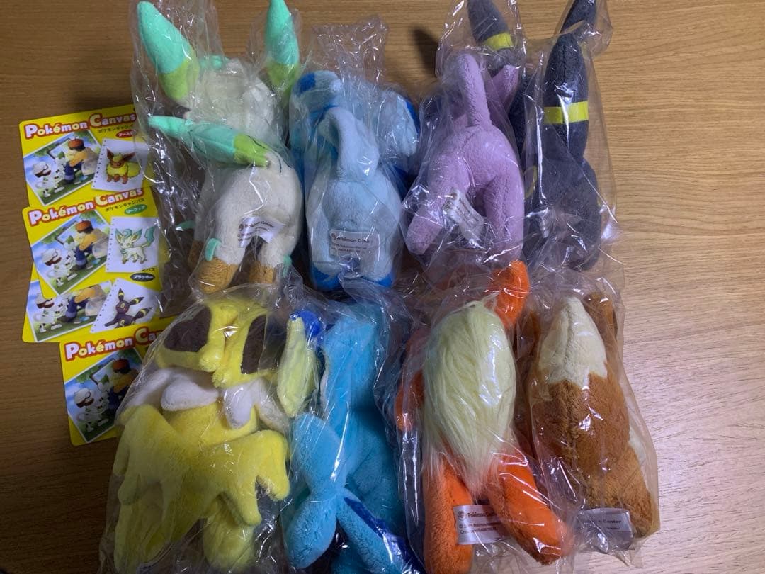 ポケモン ぬいぐるみ ブイズ キャンバス コンプリート