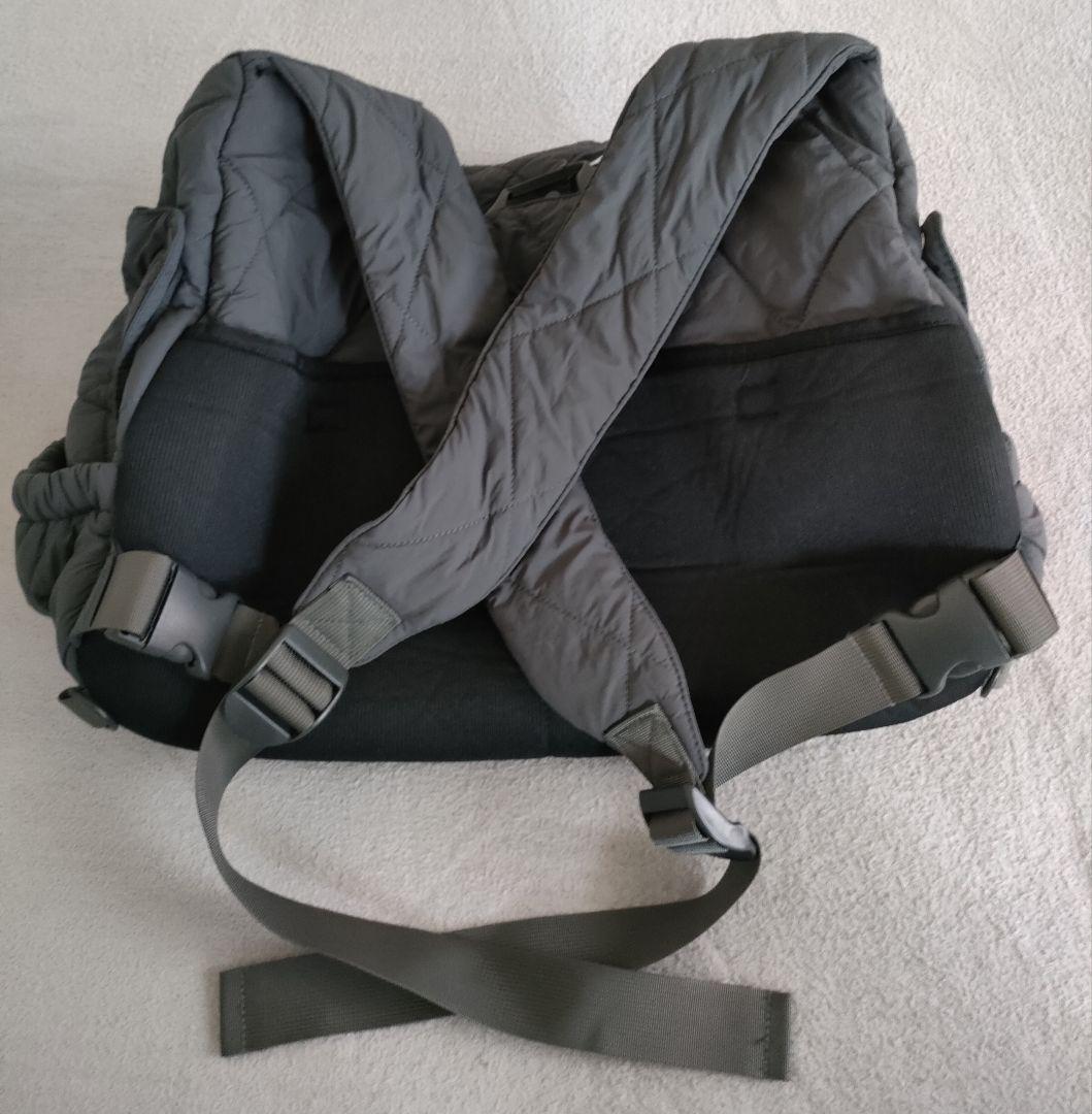 moncheri モンシェリ キルティング リュック キャリー グレー - メルカリ