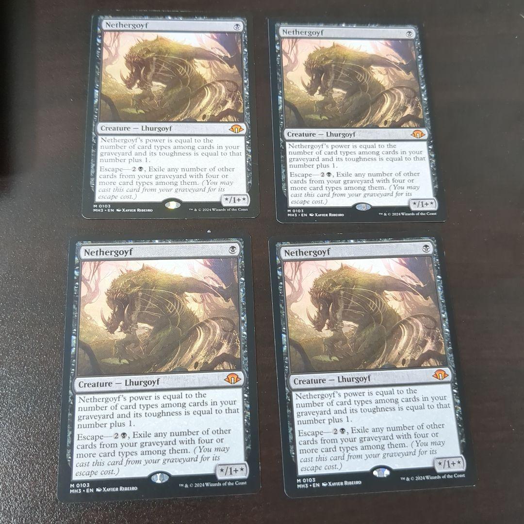 マジック・ザ・ギャザリング ネザーゴイフ 4枚セット モダンホライゾン