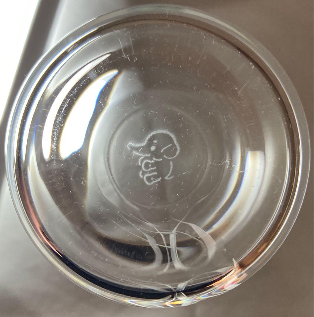 カガミクリスタル×佐藤製薬　ビールグラス ペア　サトちゃん　ノベルティ