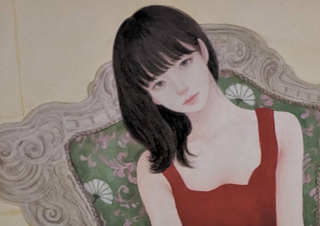 むらまつちひろ、「ミクストメディア」、希少画集・額装画、日本製・新品額縁