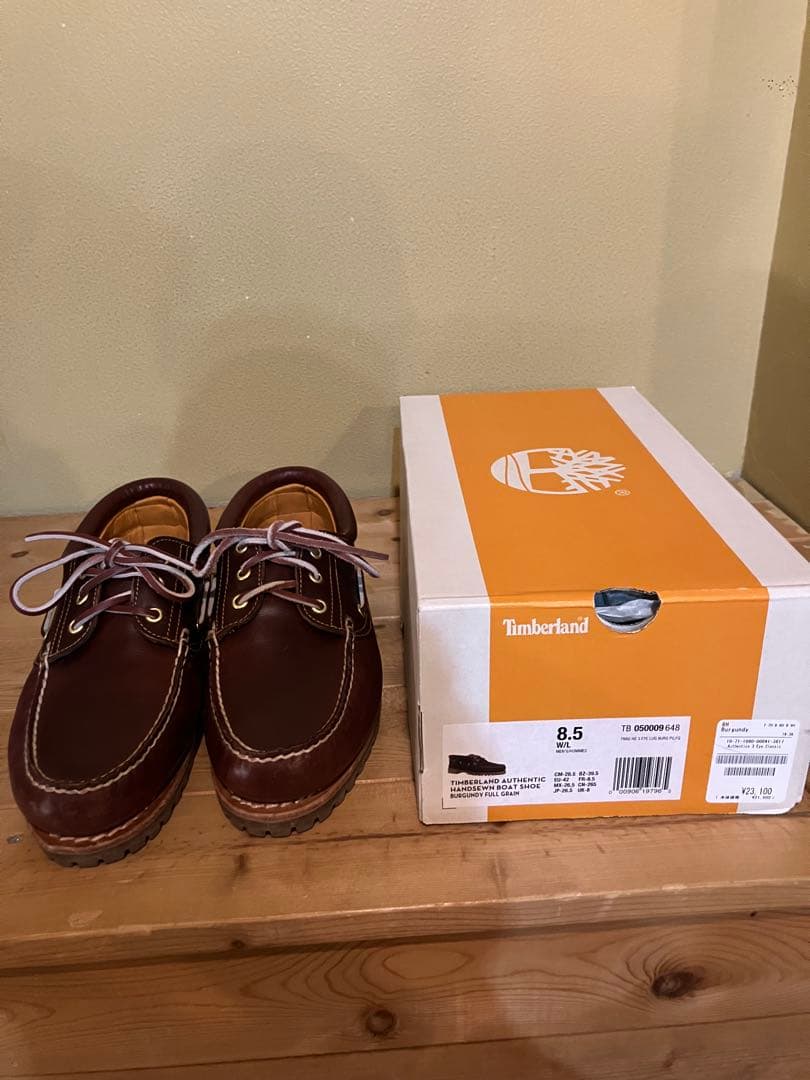 Timberland ティンバーランド 3eye バーガンディ　26.5㎝