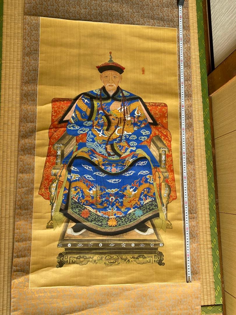 中国明の大臣哲学者王陽明という人物油絵