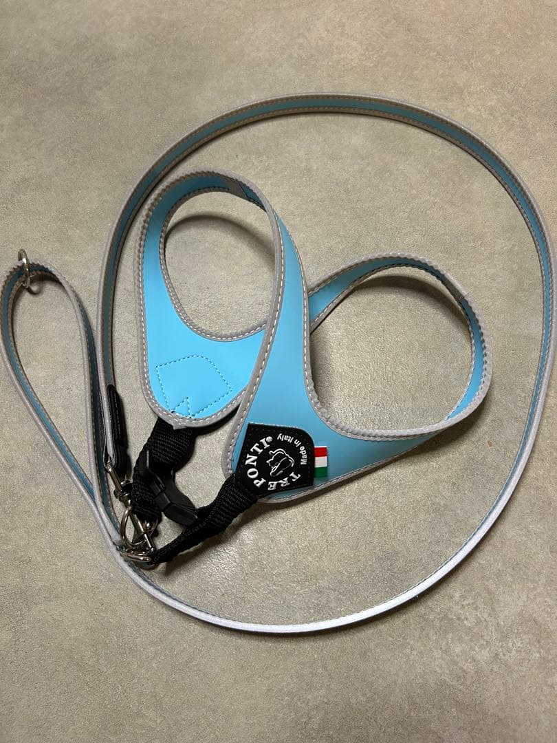 PONTIS 水色 ハーネス・胴輪