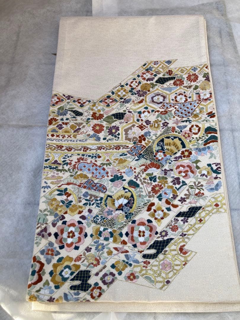 ご提案袋帯⑦ 唐織に金系の袋帯