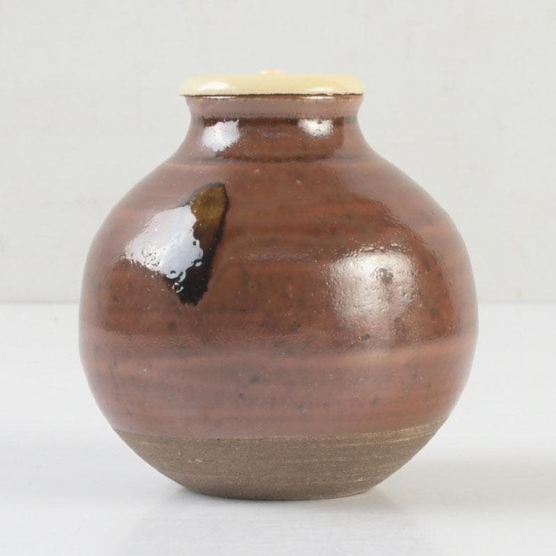 茶道具 瀬戸焼 文琳茶入 仕覆付 共箱 V 9496 - メルカリ