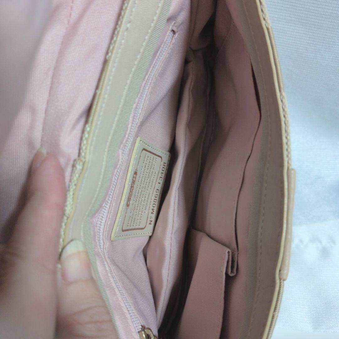 COACH 13408 ハンドバッグ　ワンショルダーバッグ　ベージュ